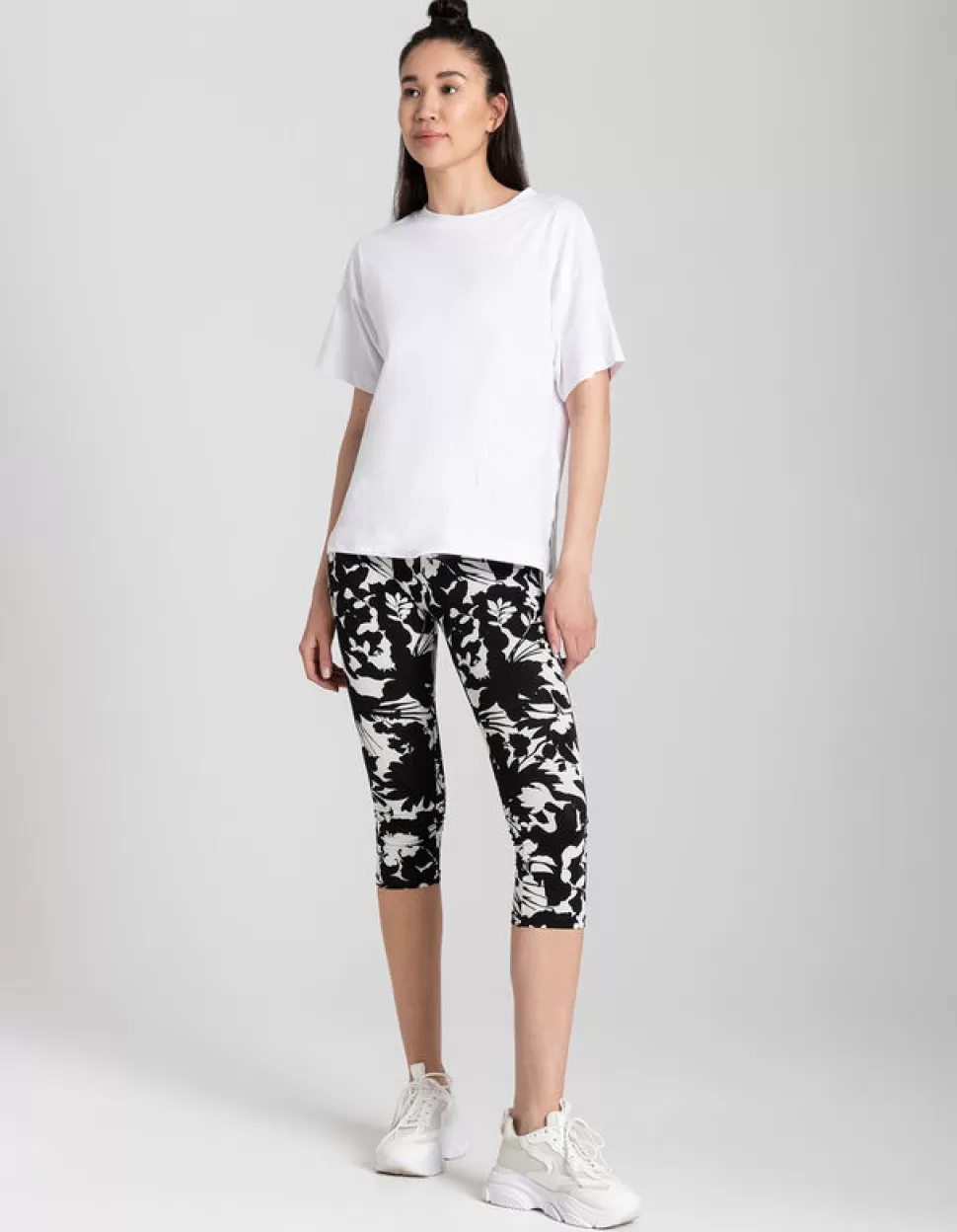 Capri Leggings - Elastischer Bund-Ever Me Sale