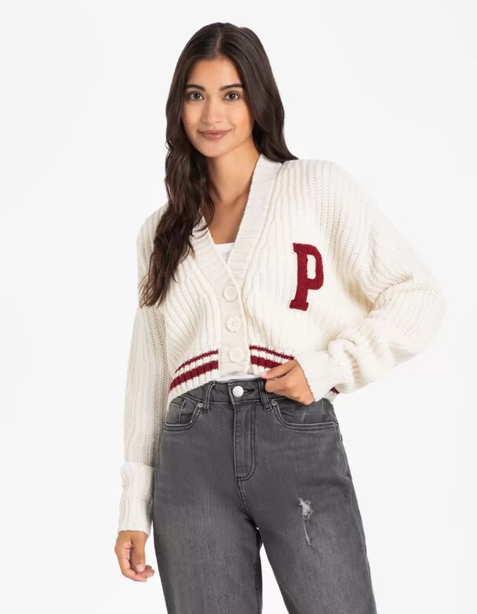 Cardigan - Oversized Fit-Page One Flash Sale