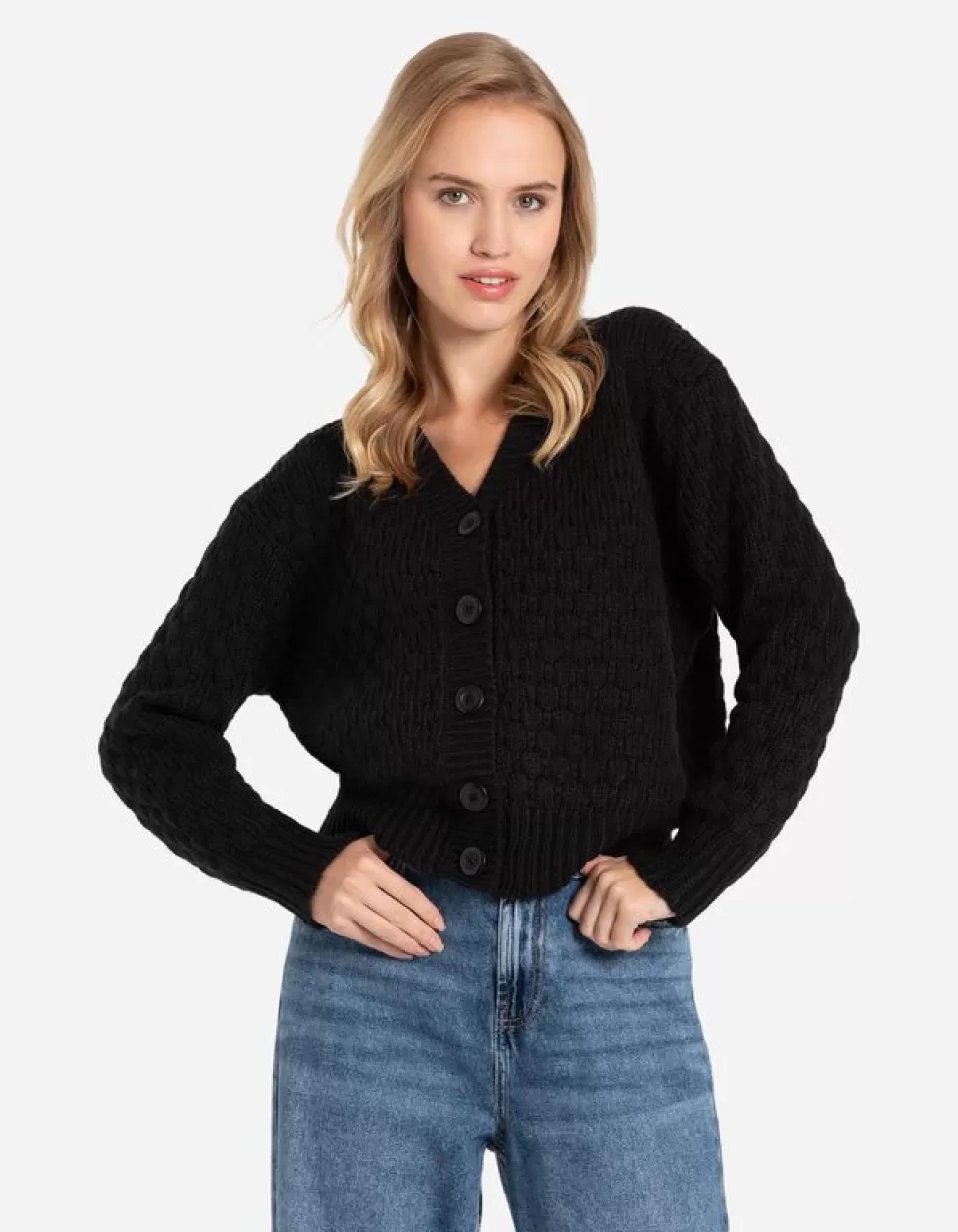 Cardigan - Woll-Optik-Takko Cheap