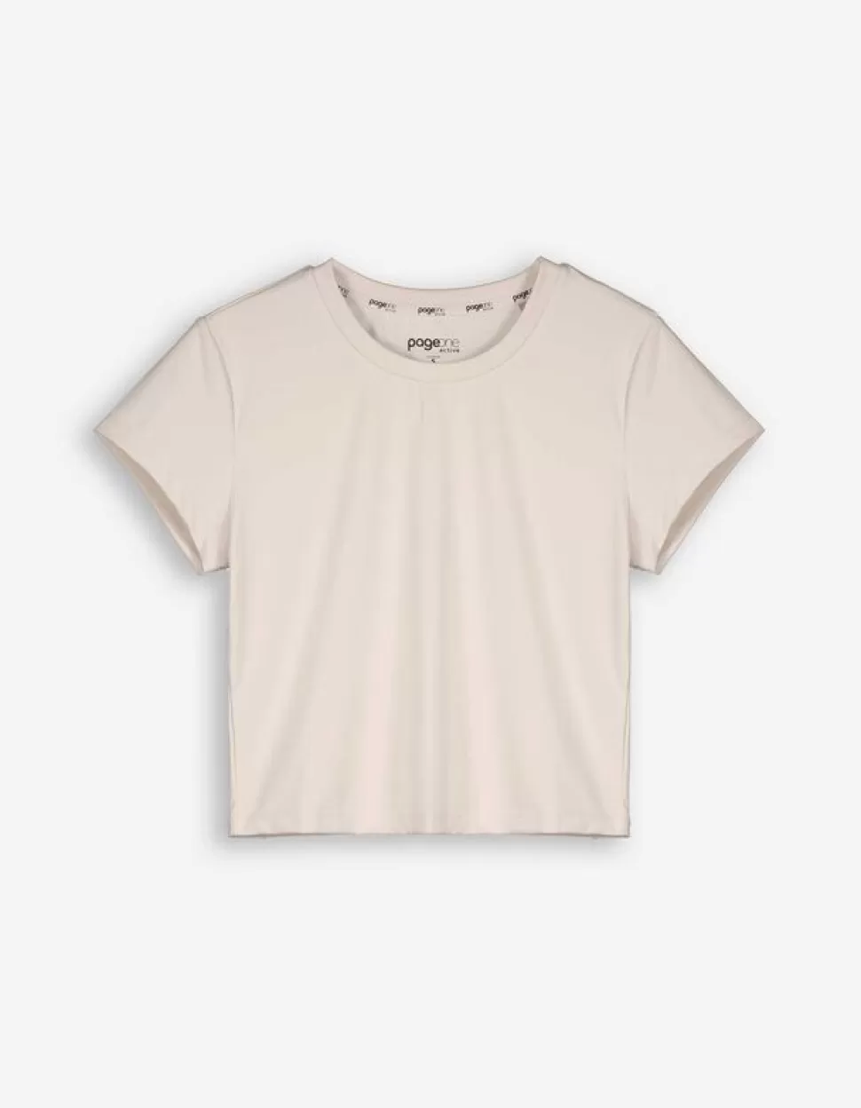 Cropped Shirt - Soft-Touch-Page One Active Cheap