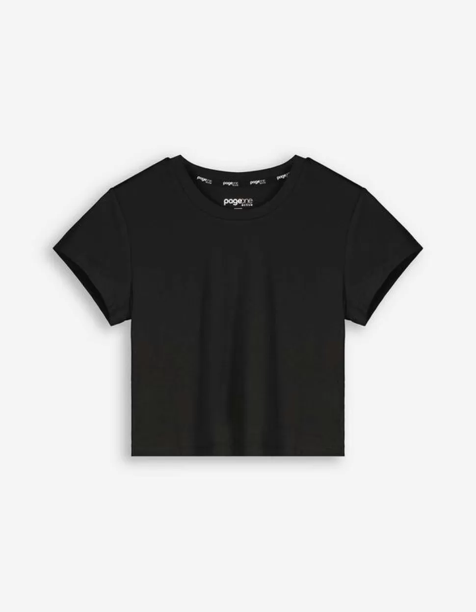 Cropped Shirt - Soft-Touch-Page One Active Cheap