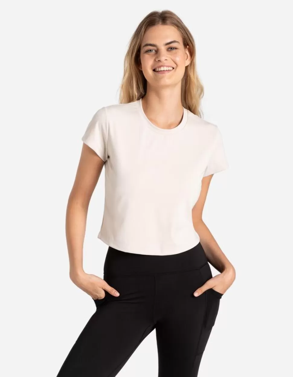 Cropped Shirt - Soft-Touch-Page One Active Cheap