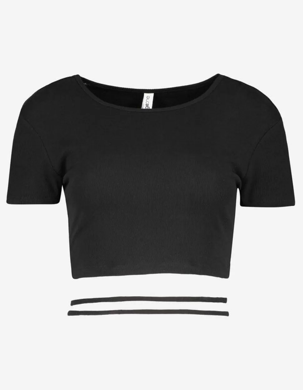 Damen Cropped Shirt - Schnurung-Page One Flash Sale