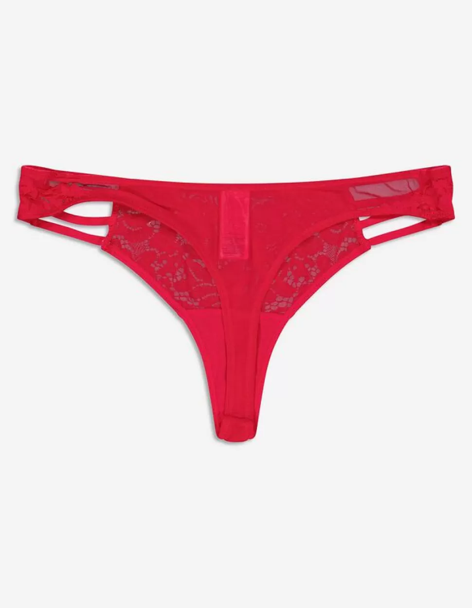 Damen String - Spitzenbesatz-Flame Online