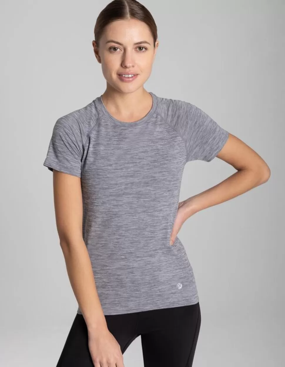 Damen T-Shirt - Atmungsaktiv - Meliert-Page One Active Flash Sale