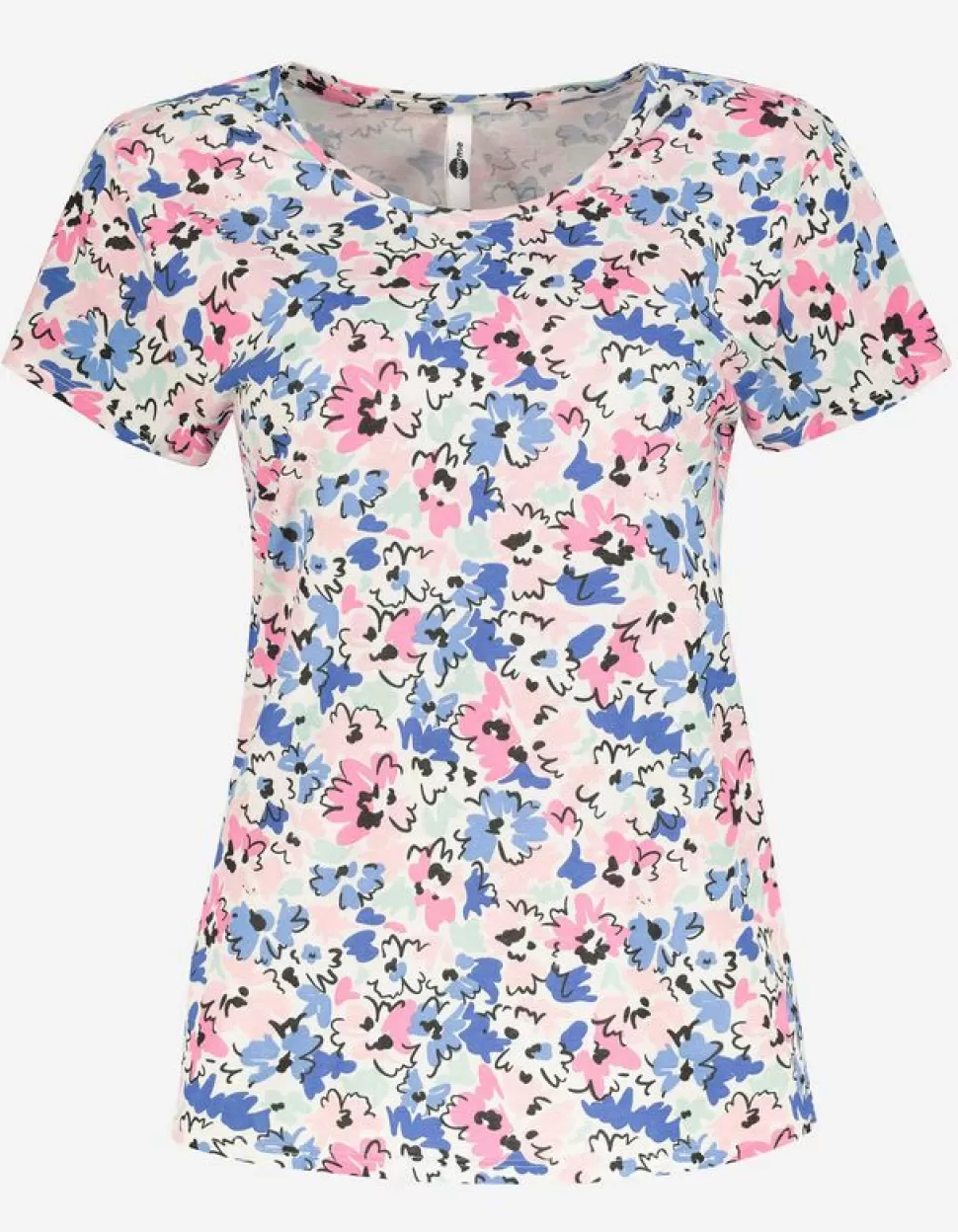 Damen T-Shirt - Florales Muster-Ever Me Best