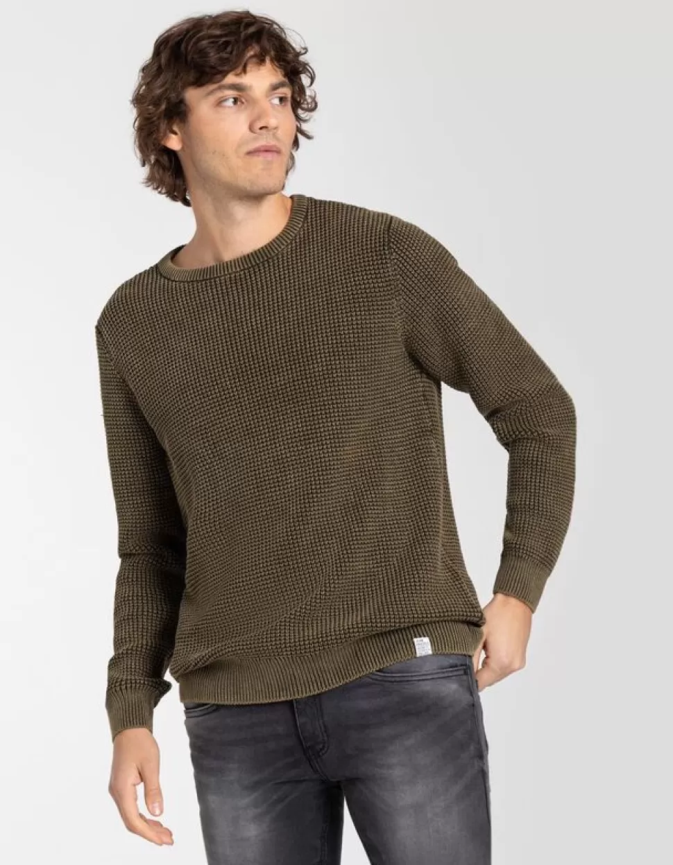 Herren Pullover - Rundhals-Ausschnitt-Jean Pascale Fashion