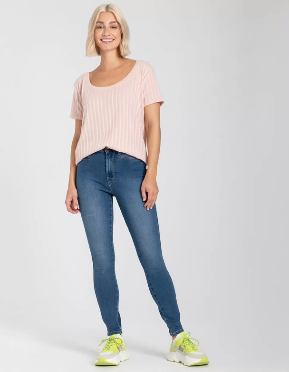 Jeans - High Waist-Page One Online