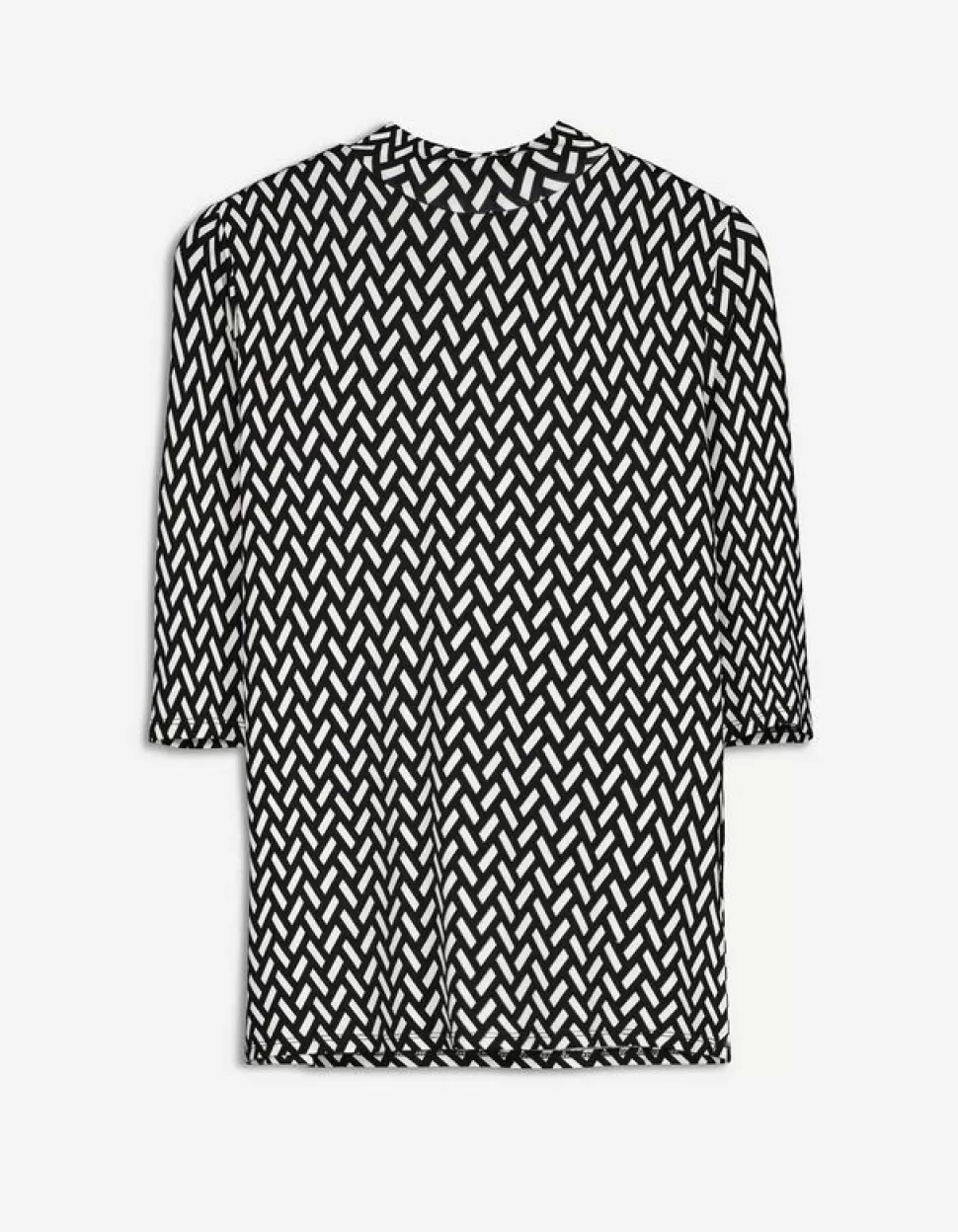 Langarmshirt - Geometrisches Muster-Page One Discount