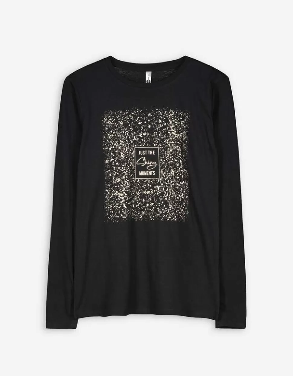 Langarmshirt - Glitzerprint-Ever Me Cheap