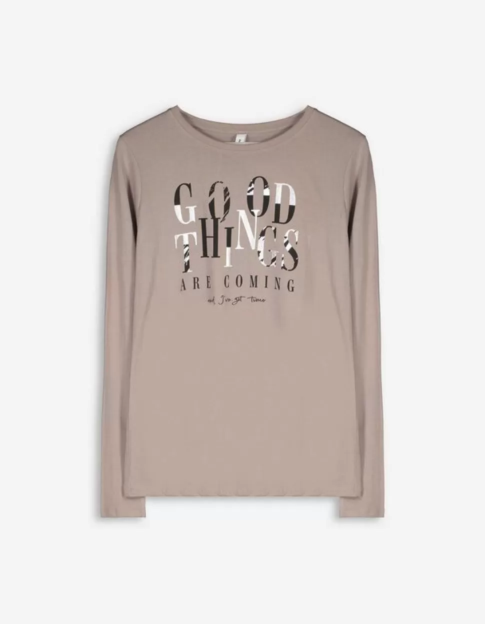 Langarmshirt - Glitzerprint-Ever Me Outlet