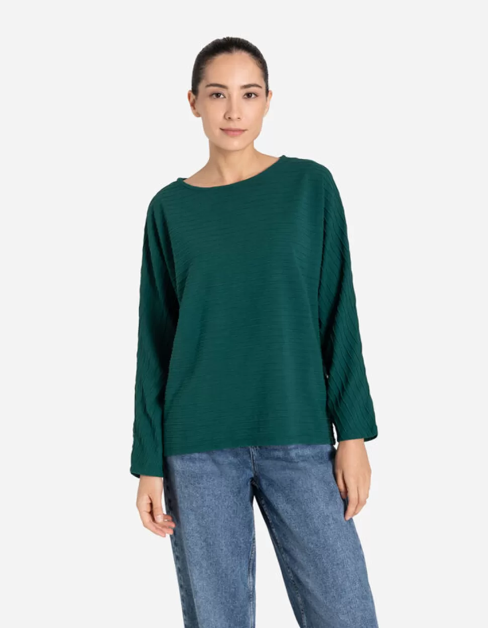 Langarmshirt - Loose Fit-Ever Me Cheap