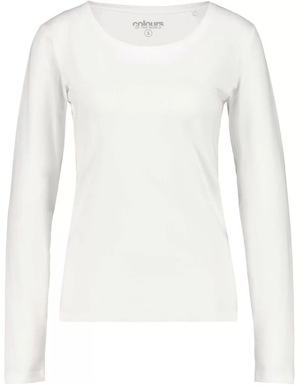 Langarmshirt - Rundhals-Ausschnitt-Ever Me Outlet