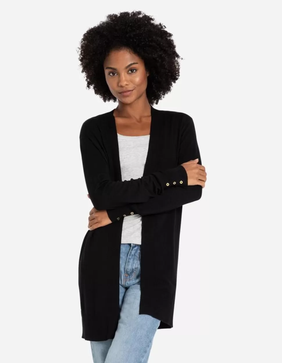 Longcardigan - Viskose-Mix-Ever Me Flash Sale