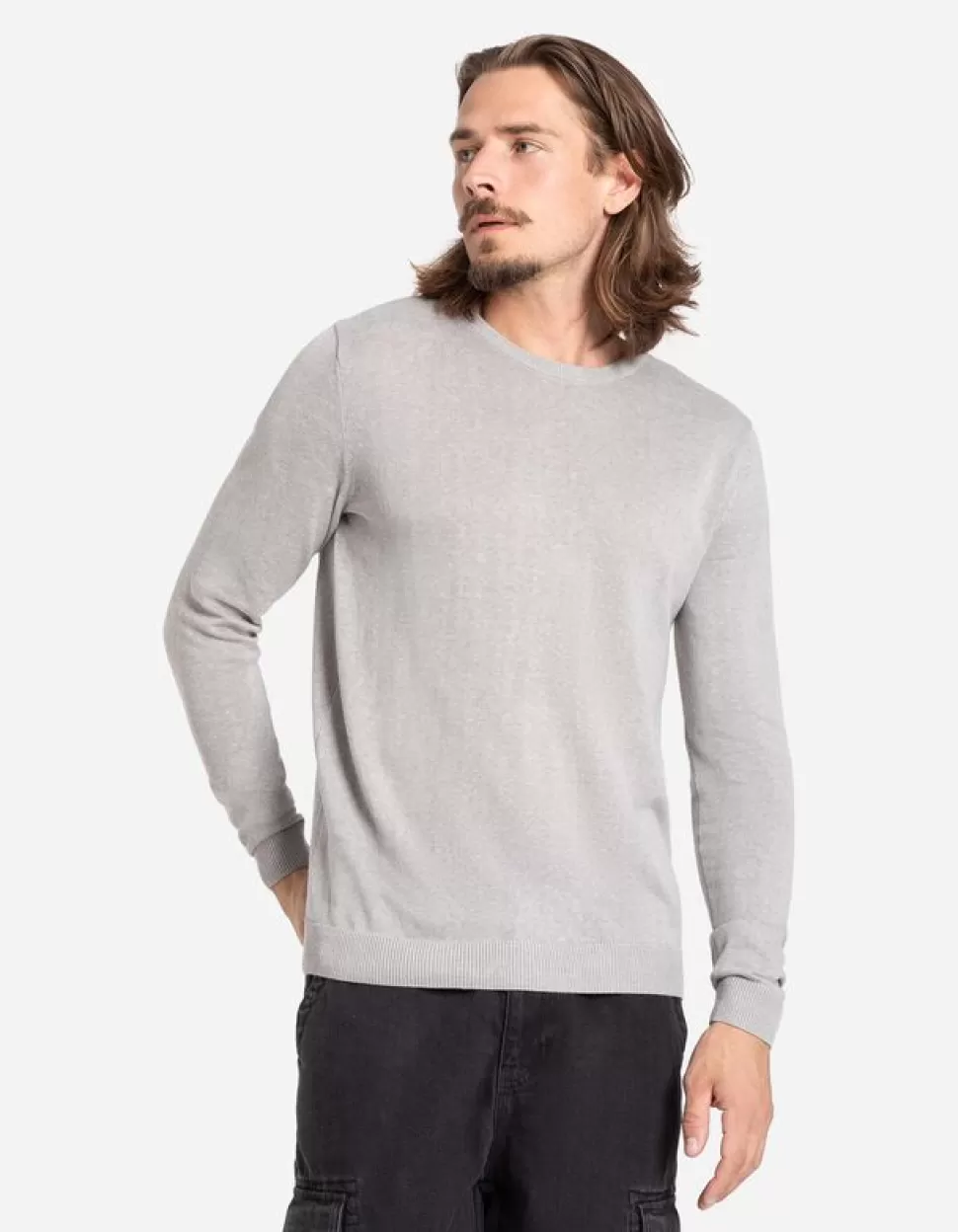 Pullover - Rundhals-Ausschnitt-Jean Pascale Shop