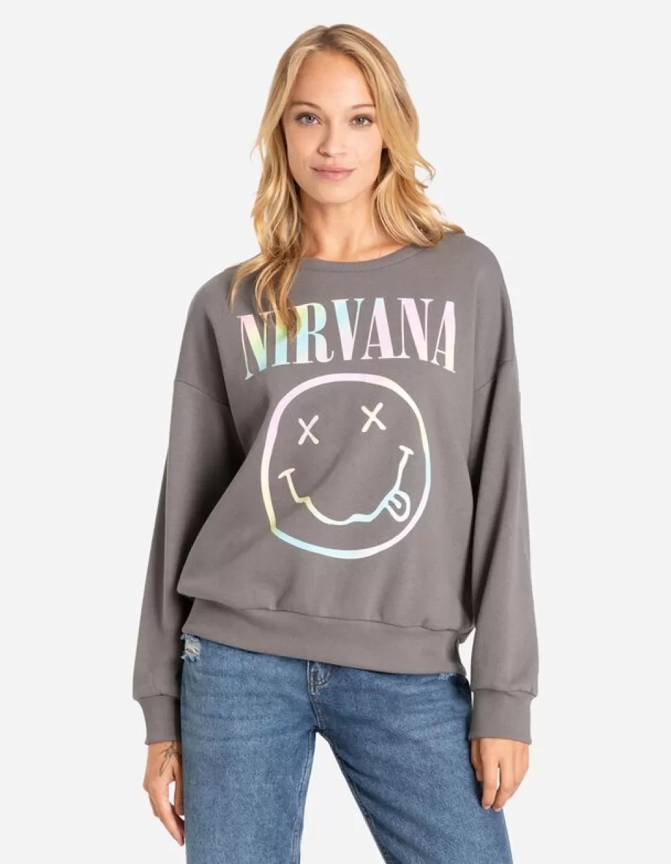 Sweatshirt - Nirvana-Ever Me Hot