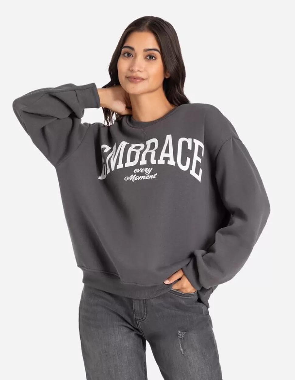 Sweatshirt - Oversized Fit-Page One Outlet