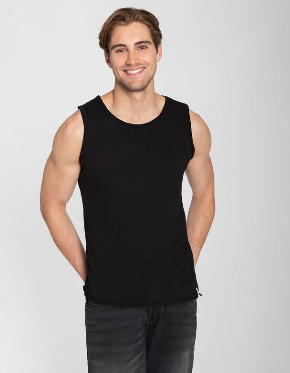 Tanktop - Rundhals-Ausschnitt-Jean Pascale Best Sale