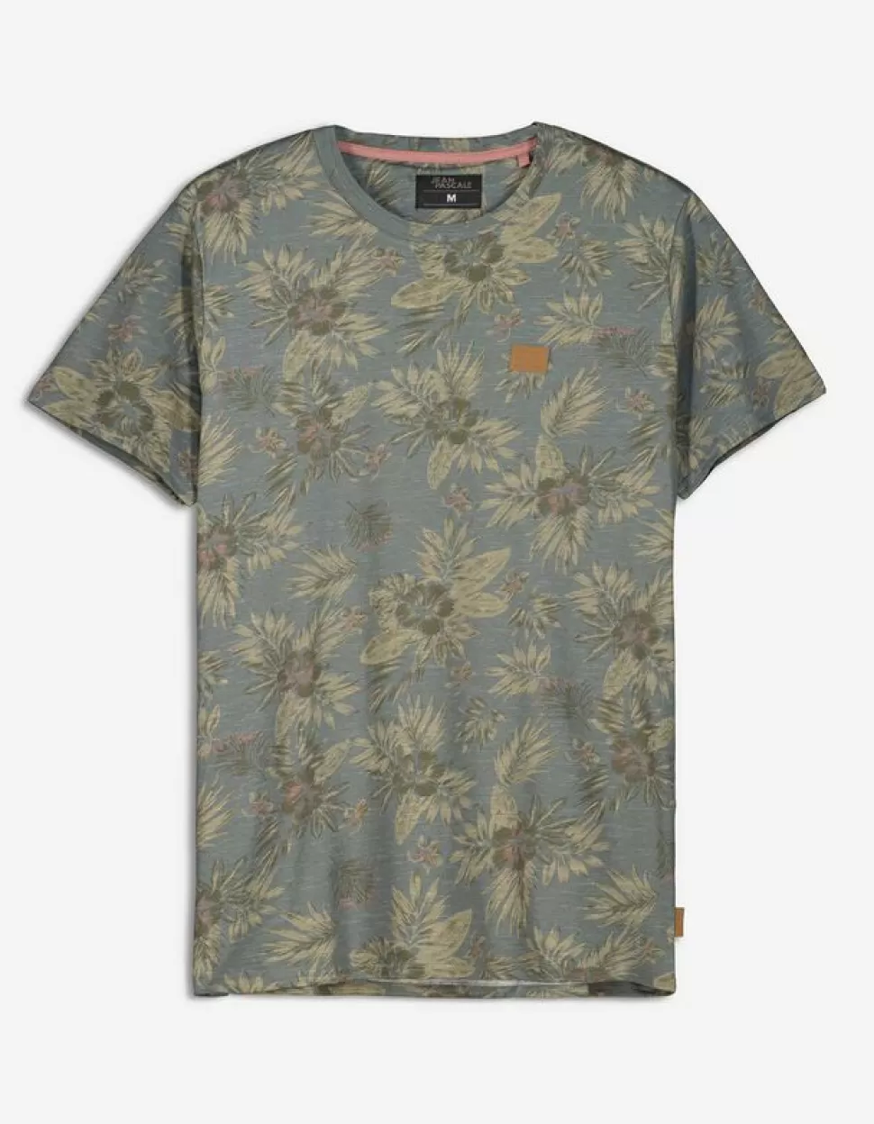 T-Shirt - Florales Muster-Jean Pascale Fashion