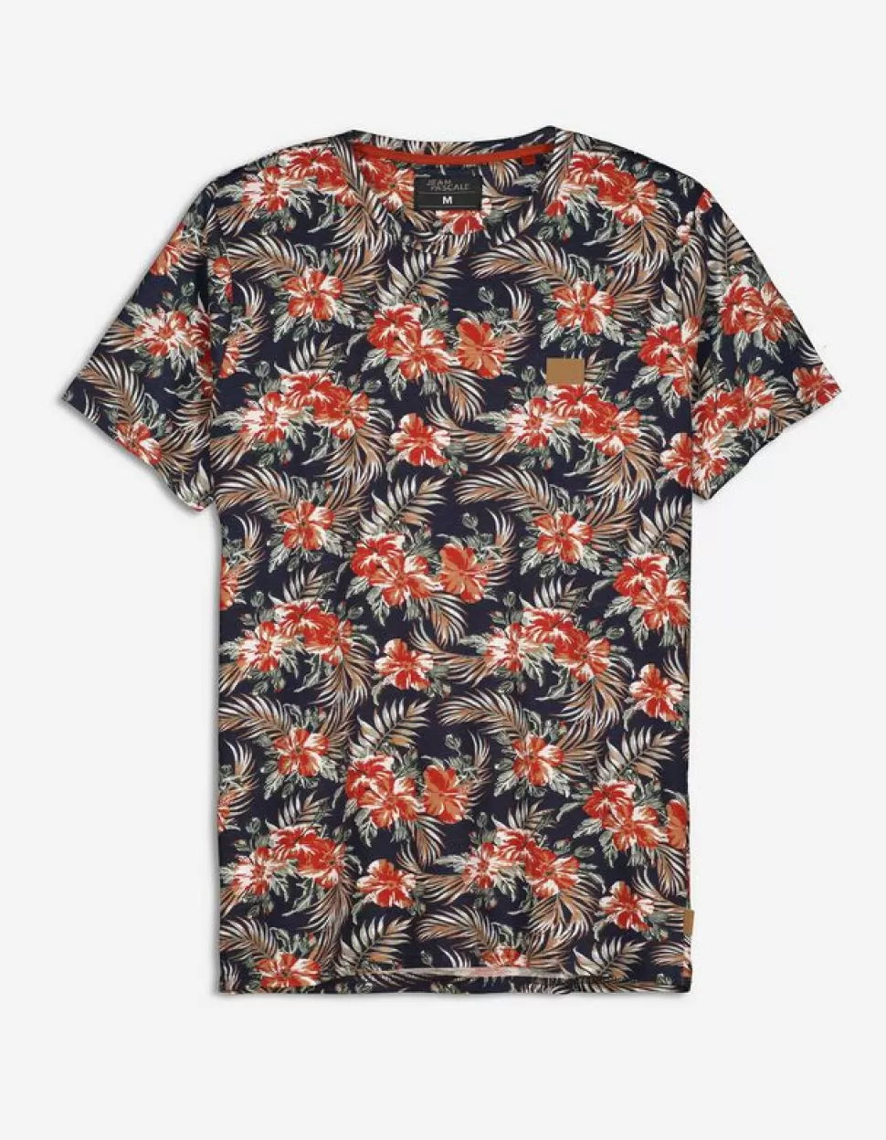 T-Shirt - Florales Muster-Jean Pascale Discount