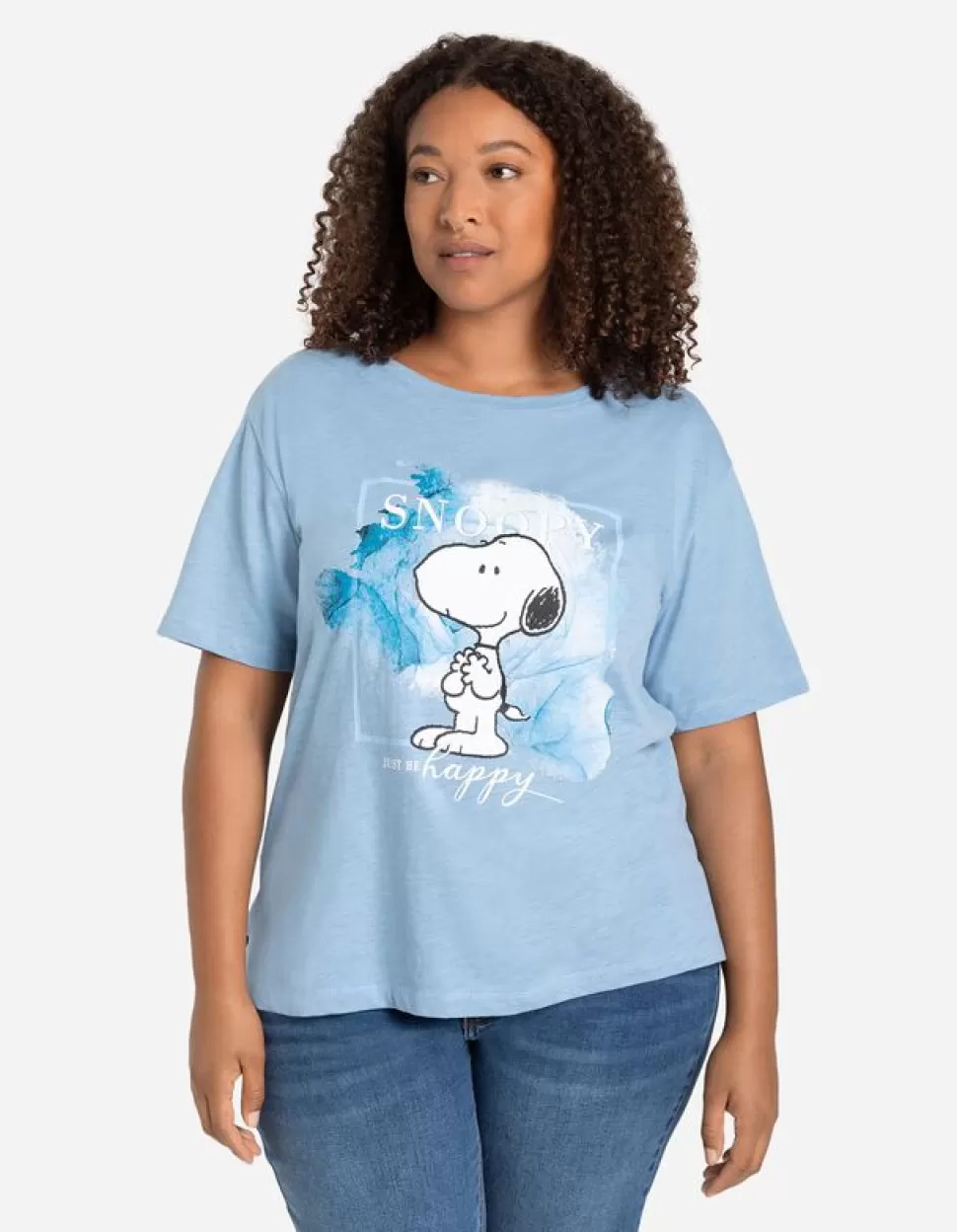 T-Shirt - Peanuts-Maxi Blue Cheap